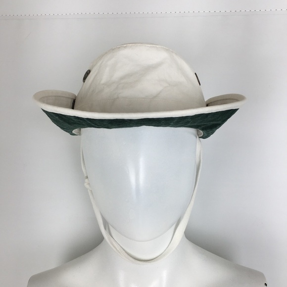 Tilley Hat Men’s Cotton Canvas Sun Hat Neutral Tan Safari Hiking Fishing Camping - Picture 12 of 13